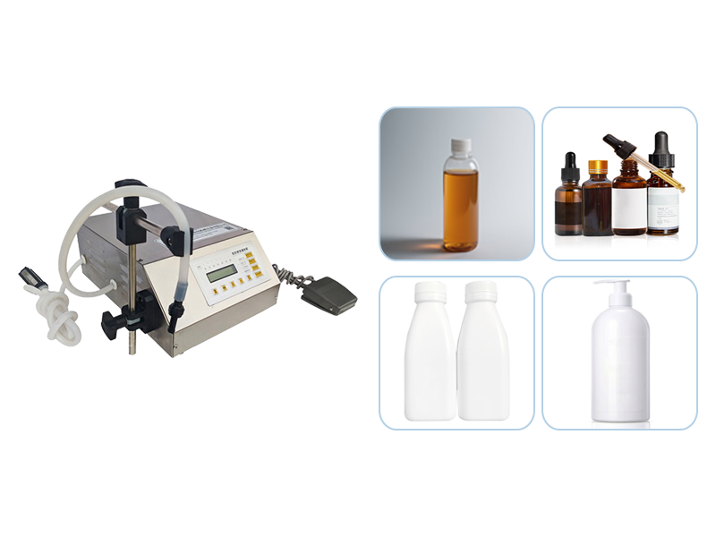 半自动液体灌装机：气动精准计量中幼批量柔